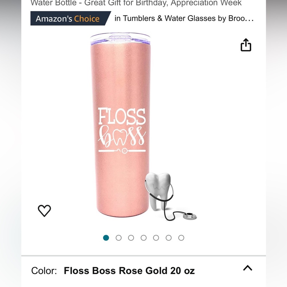 AMAZON- floss boss tumbler